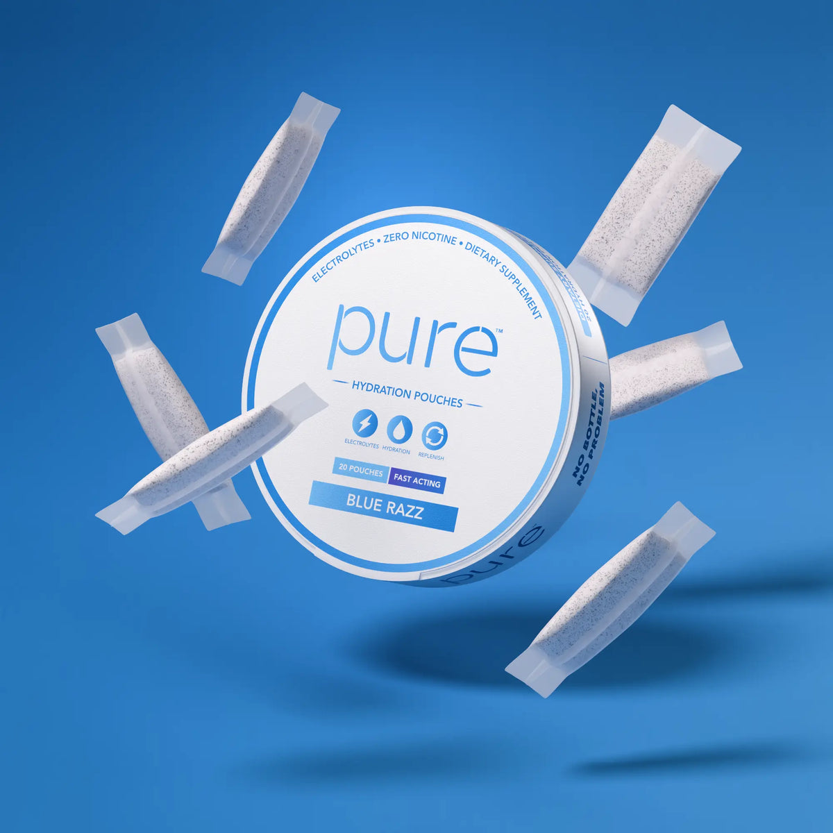Blue Razz Hydration Pouches