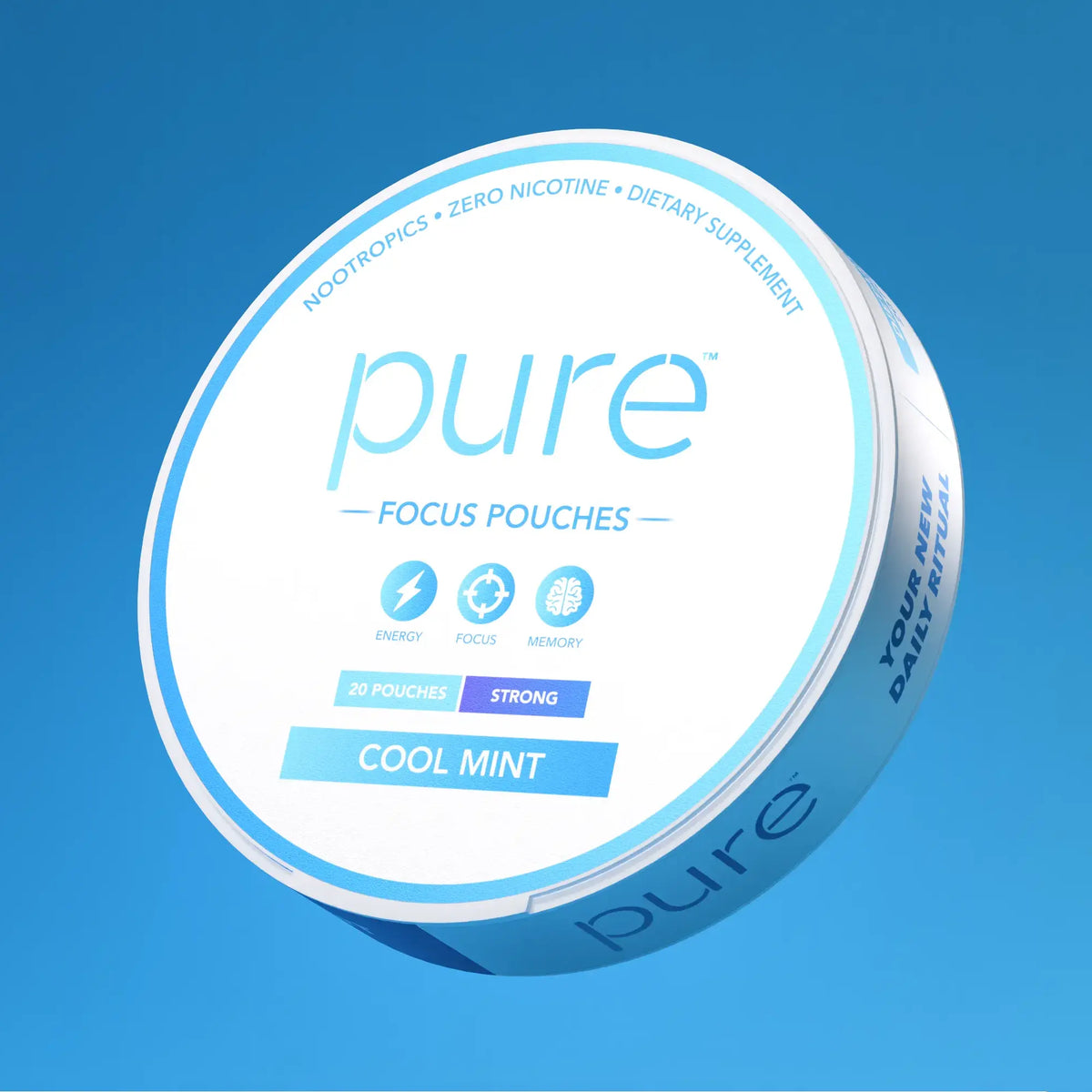 Pure Focus Pouches, Cool Mint