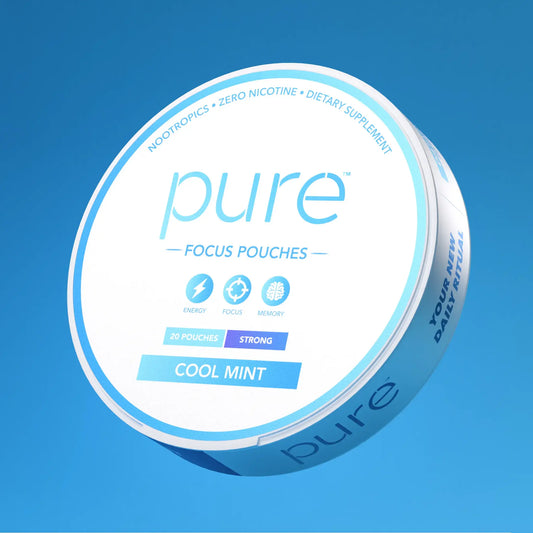 Pure Focus Pouches, Cool Mint