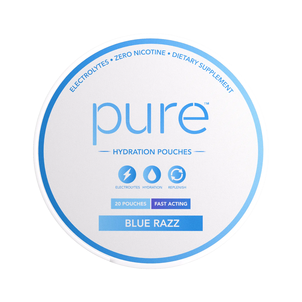 Blue Razz Hydration Pouches
