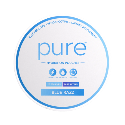 Blue Razz Hydration Pouches